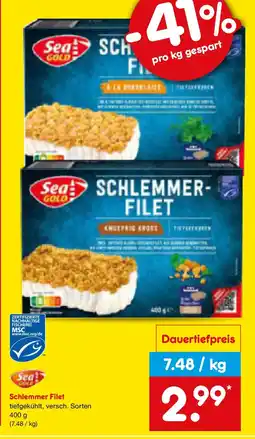 Netto Marken-Discount Sea Gold Schlemmer-Filet Angebot