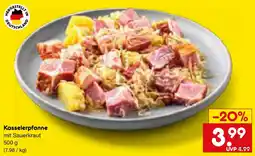 Netto Marken-Discount Kasselerpfanne mit Sauerkraut Angebot