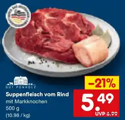 Netto Marken-Discount GUT PONHOLZ Suppenfleisch vom Rind Angebot