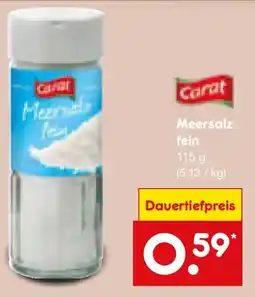 Netto Marken-Discount Carat Meersalz fein Angebot
