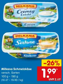 Netto Marken-Discount Milkana Schmelzkäse Angebot