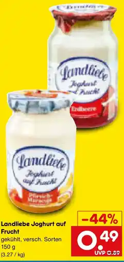 Netto Marken-Discount Landliebe Joghurt auf Frucht Angebot
