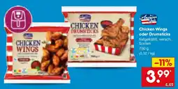 Netto Marken-Discount American Style Chicken Wings oder Drumsticks Angebot