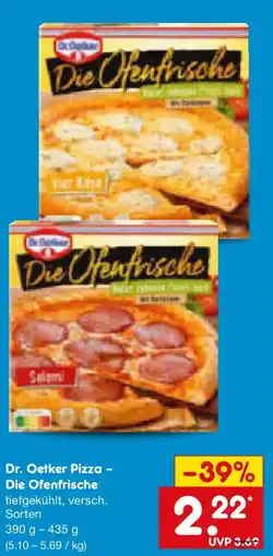 Netto Marken-Discount Dr. Oetker Pizza - Die Ofenfrische Angebot