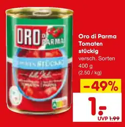 Netto Marken-Discount Oro di Parma Tomaten stückig Angebot