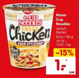Netto Marken-Discount Nissin Cup Noodles Chicken Angebot