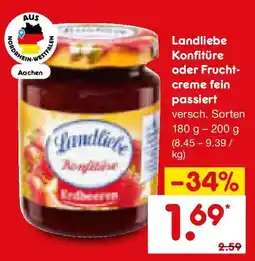 Netto Marken-Discount Ländliebe Konfitüre Angebot