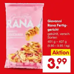 Netto Marken-Discount Giovanni Rana Fertiggericht Angebot