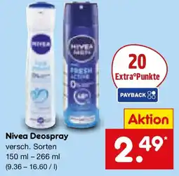 Netto Marken-Discount Nivea Deospray Angebot