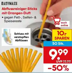 Netto Marken-Discount EASYMANN Abflussreiniger-Sticks Angebot