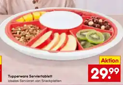 Netto Marken-Discount Tupperware Serviertablett Angebot