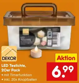 Netto Marken-Discount DEKOR LED Teelichte Angebot