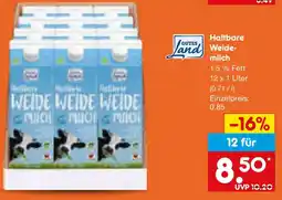 Netto Marken-Discount GUTES Land Haltbare Weide-milch Angebot