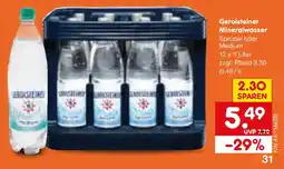 Netto Marken-Discount Gerolsteiner Mineralwasser Angebot