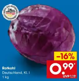 Netto Marken-Discount Rotkohl Angebot
