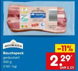 Netto Marken-Discount Hofmaier Bauchspeck Angebot