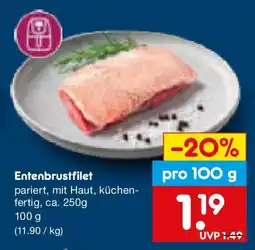 Netto Marken-Discount Entenbrustfilet Angebot