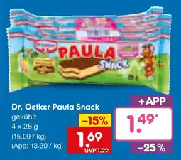 Netto Marken-Discount Dr. Oetker Paula Snack Angebot
