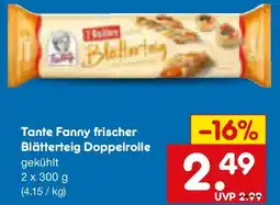 Netto Marken-Discount Tante Fanny Blätterteig Doppelrolle Angebot