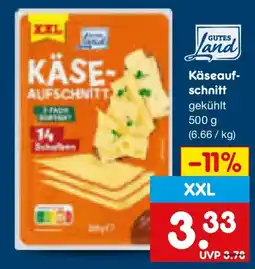 Netto Marken-Discount GUTES Land Käse-Aufschnitt Angebot