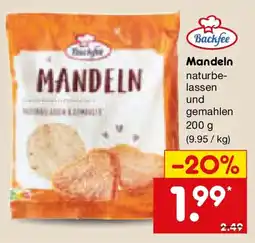 Netto Marken-Discount Backfee Mandeln Angebot