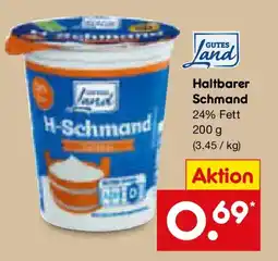 Netto Marken-Discount GUTES Land H-Schmand Angebot