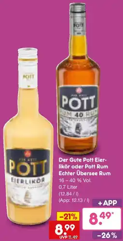 Netto Marken-Discount POTT Eierlikör Angebot