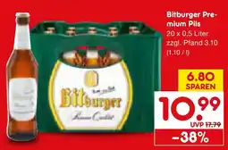 Netto Marken-Discount Bitburger Premium Pils Angebot