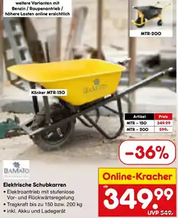 Netto Marken-Discount Elektrische Schubkarren BAMATD Angebot