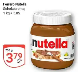 Globus Ferrero Nutella Schokocreme Angebot