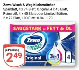 Globus Zewa Wisch & Weg Küchentücher Angebot