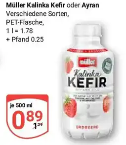 Globus Müller Kalinka Kefir Angebot