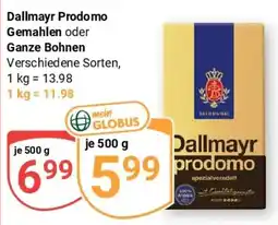 Globus Dallmayr Prodomo Angebot