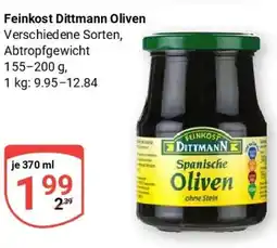 Globus Feinkost Dittmann Spanische Oliven Angebot
