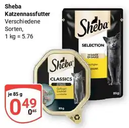 Globus Sheba Katzen Nassfutter Angebot