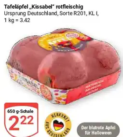 Globus Tafeläpfel „Kissabel“ rotfleischig Angebot