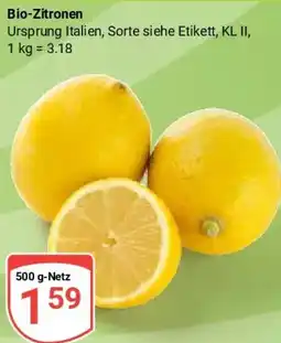 Globus Bio-Zitronen Angebot
