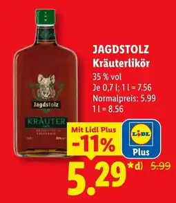 Lidl Jagdstolz Kräuterlikör Angebot