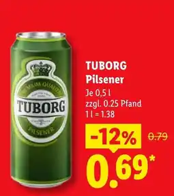 Lidl TUBORG Pilsener Angebot