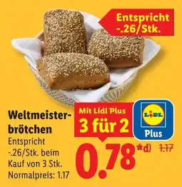 Lidl Weltmeister-brötchen Angebot