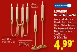 Lidl LIVARNO Kerzenhalter-Set Angebot
