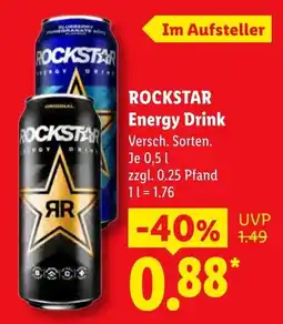 Lidl ROCKSTAR Energy Drink Angebot