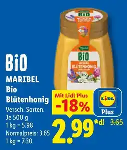 Lidl Bio MARIBEL Bio Blütenhonig Angebot