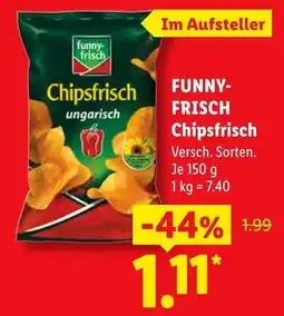 Lidl FUNNY-FRISCH Chipsfrisch ungarisch Angebot