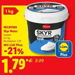 Lidl MILBONA Skyr Natur Angebot