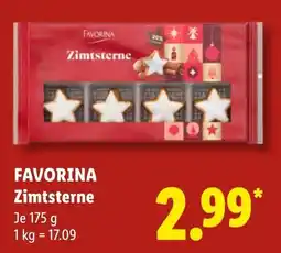 Lidl FAVORINA Zimtsterne Angebot