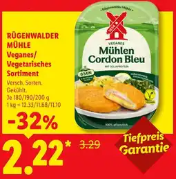Lidl Rügenwalder Mühle Mühlen Cordon Bleu Angebot