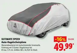 Lidl ULTIMATE SPEED Auto-Hagelschutzplane Angebot
