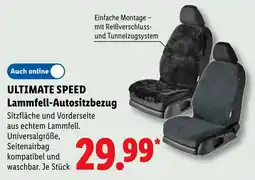 Lidl ULTIMATE SPEED Lammfell-Autositzbezug Angebot