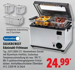 Lidl SILVERCREST Edelstahl-Fritteuse Angebot